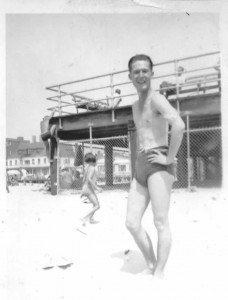 Me at age 16, Rockaway Beach, 1941
